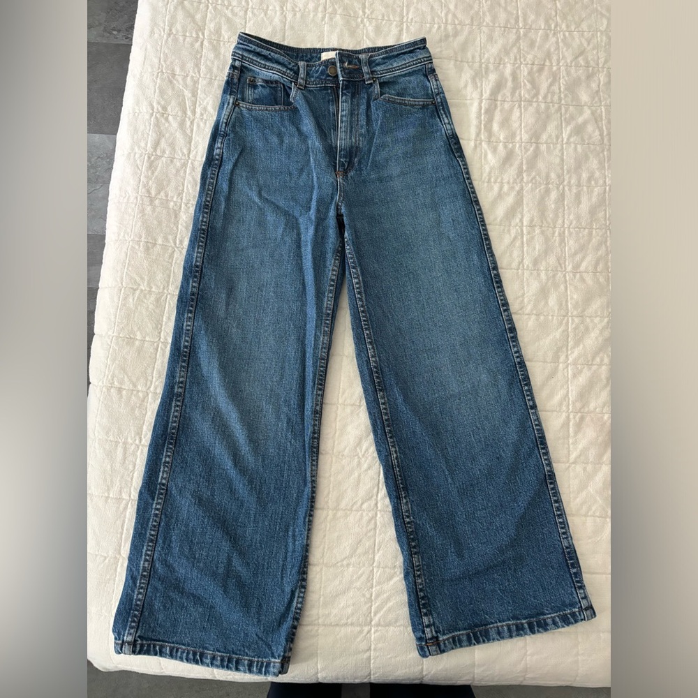 Sezane Le Crop High Rise Jeans